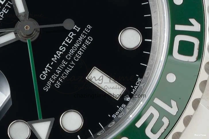 MiroTime 0109 GMT Master II 126720 VTNR LHD 904L SS NTF1:1 Best Edition on Oyster Bracelet VR3186 CHS WellDesigned 2295